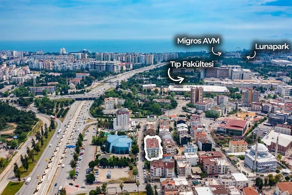 Erasta Avm 2Dk Konyaalti Plaji 3Km Genis Daire'16' Antalya Turecko